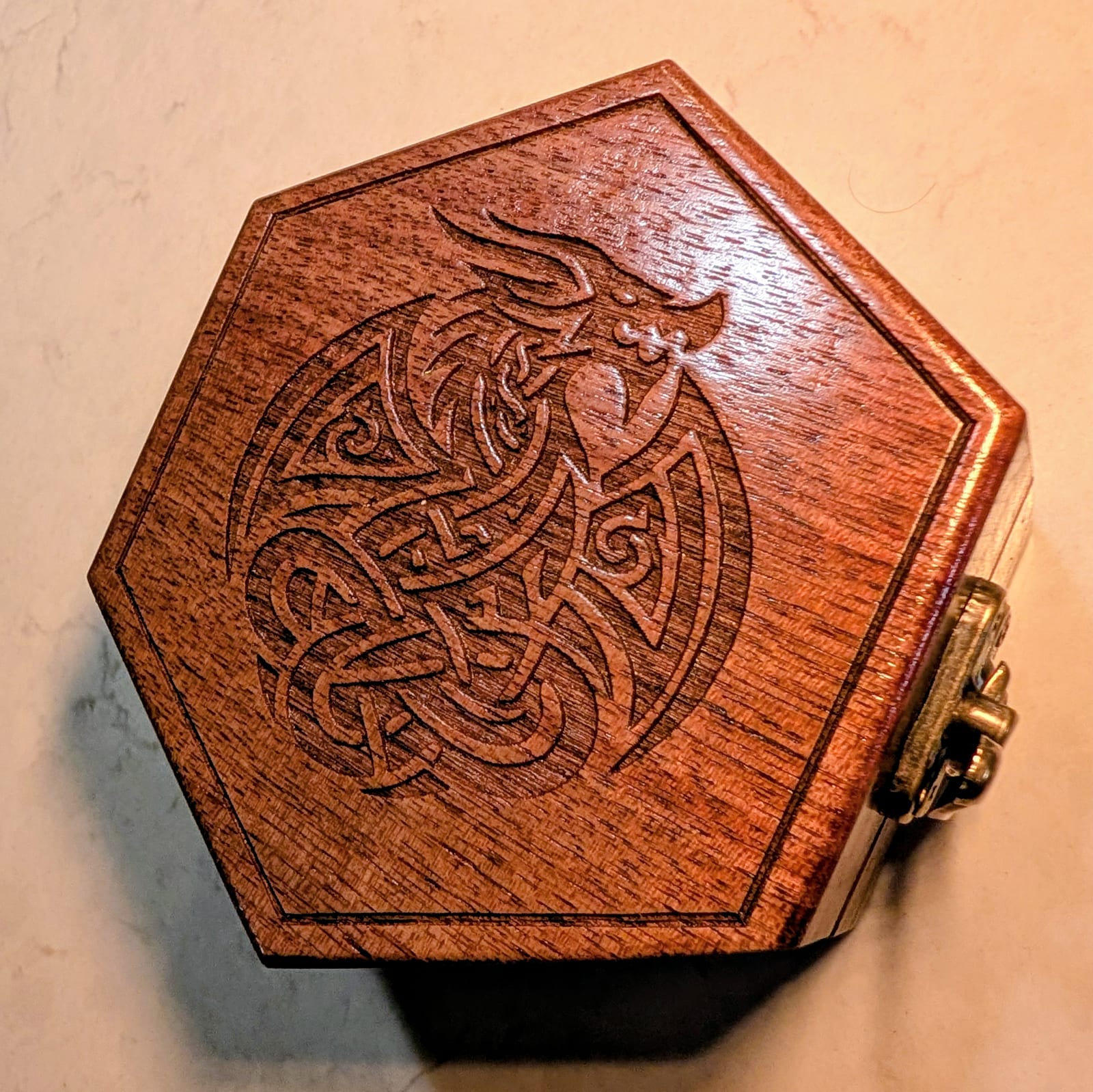 Celtic Dragon Hex Vault